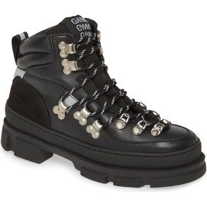 SOLD NIB Ganni Black Hiking Boots US 9 or EU 40